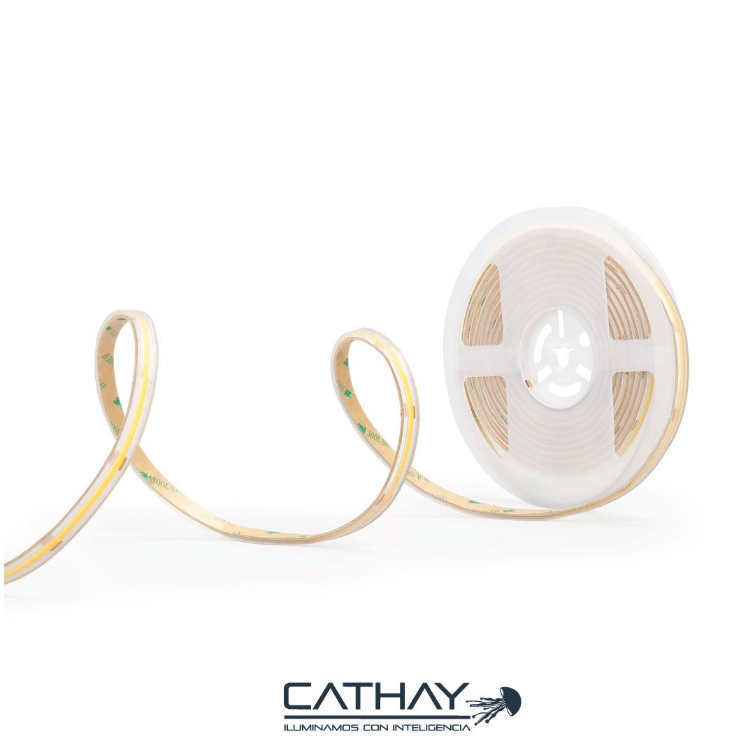 CINTA LED COB IP67 24V-8MM-8W ENCAUCHETADA x ROLLO