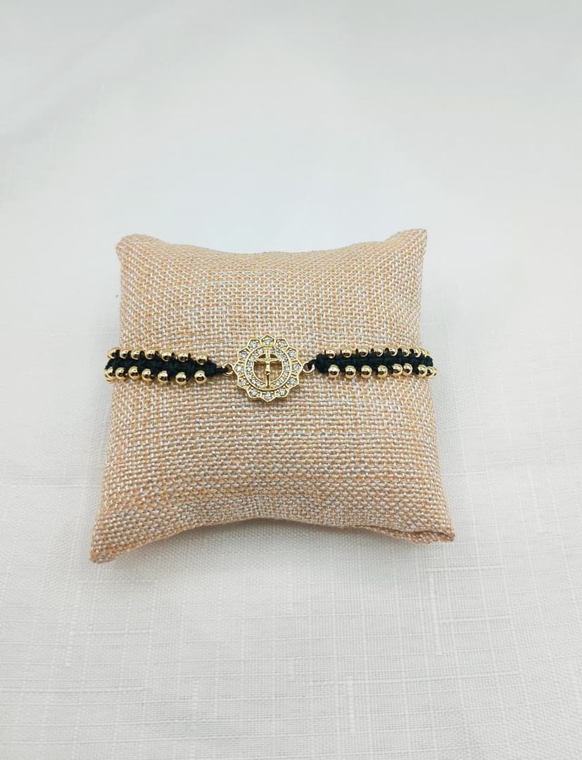 PULSERA TRENZA DORADA