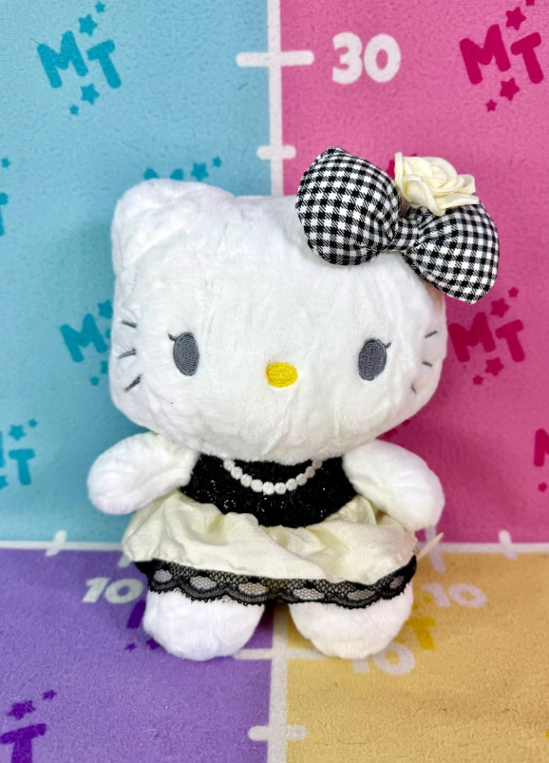Hello kitty vest negro/blanco 25cm DM