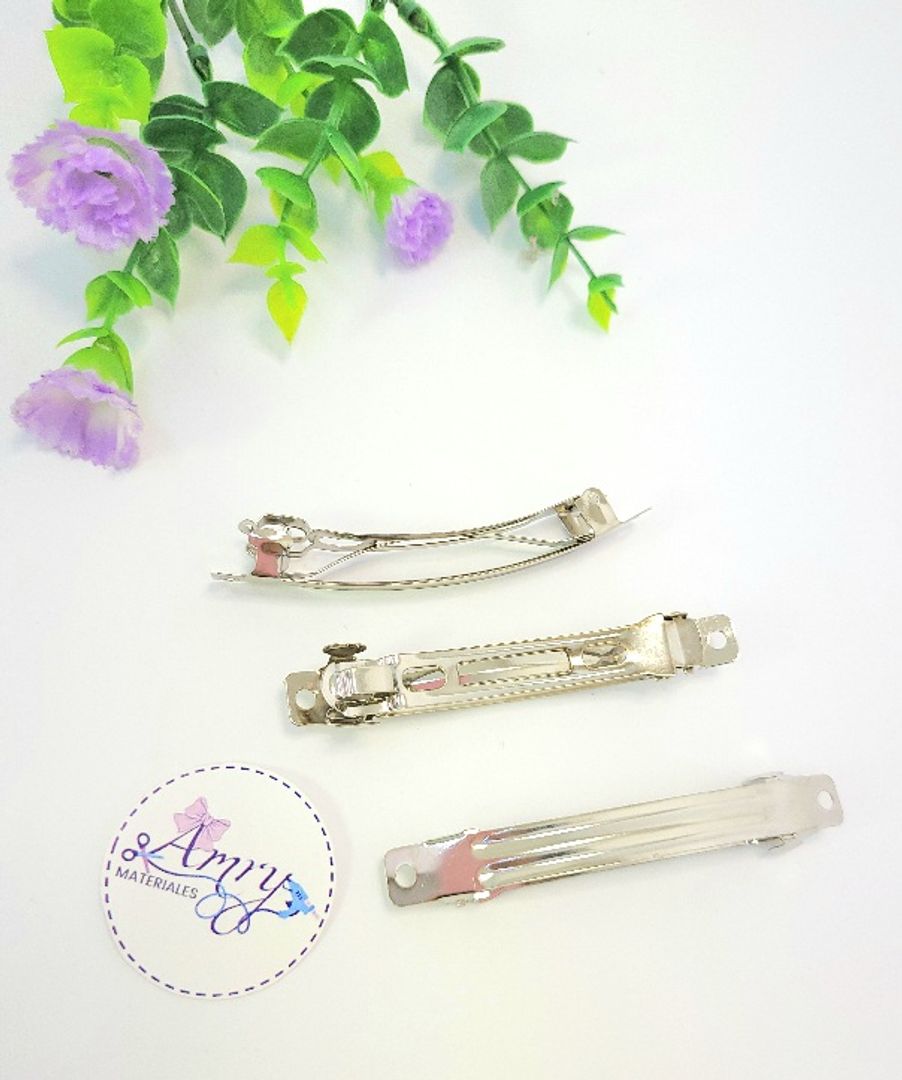 12 Pinzas 6cm Francesa