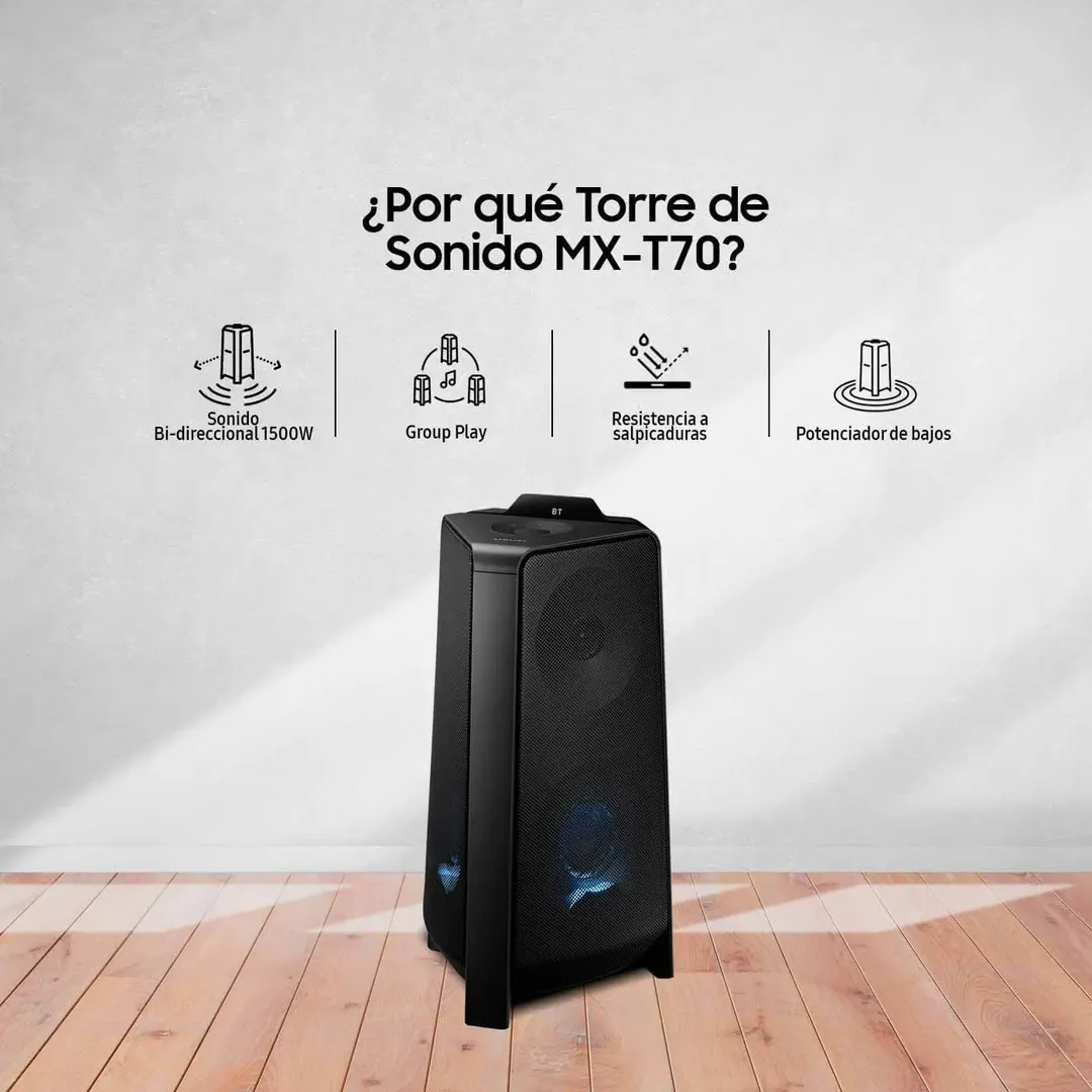 TORRE SAMSUNG 1700W LED BLUETOOTH
