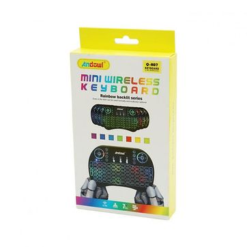 MINI TECLADO LUMINOSO CON MAUSE INCLUIDO  - imagen 1