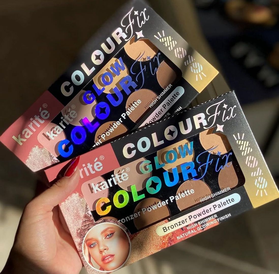 Paleta de polvos bronceadores Karité Glow Colourfix