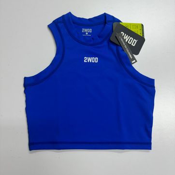 CROP TOP AZUL REY - imagen 1