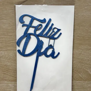 Imagen del producto 000 TOPPER GRANDE "FELIZ DÌA"