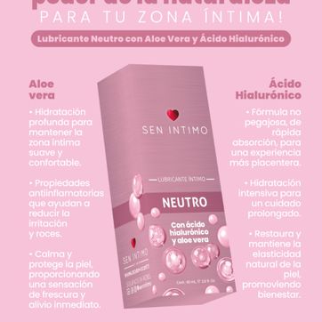Imagen del producto Lubricante Neutro con Ácido Hialurónico y Aloé x 55 ml