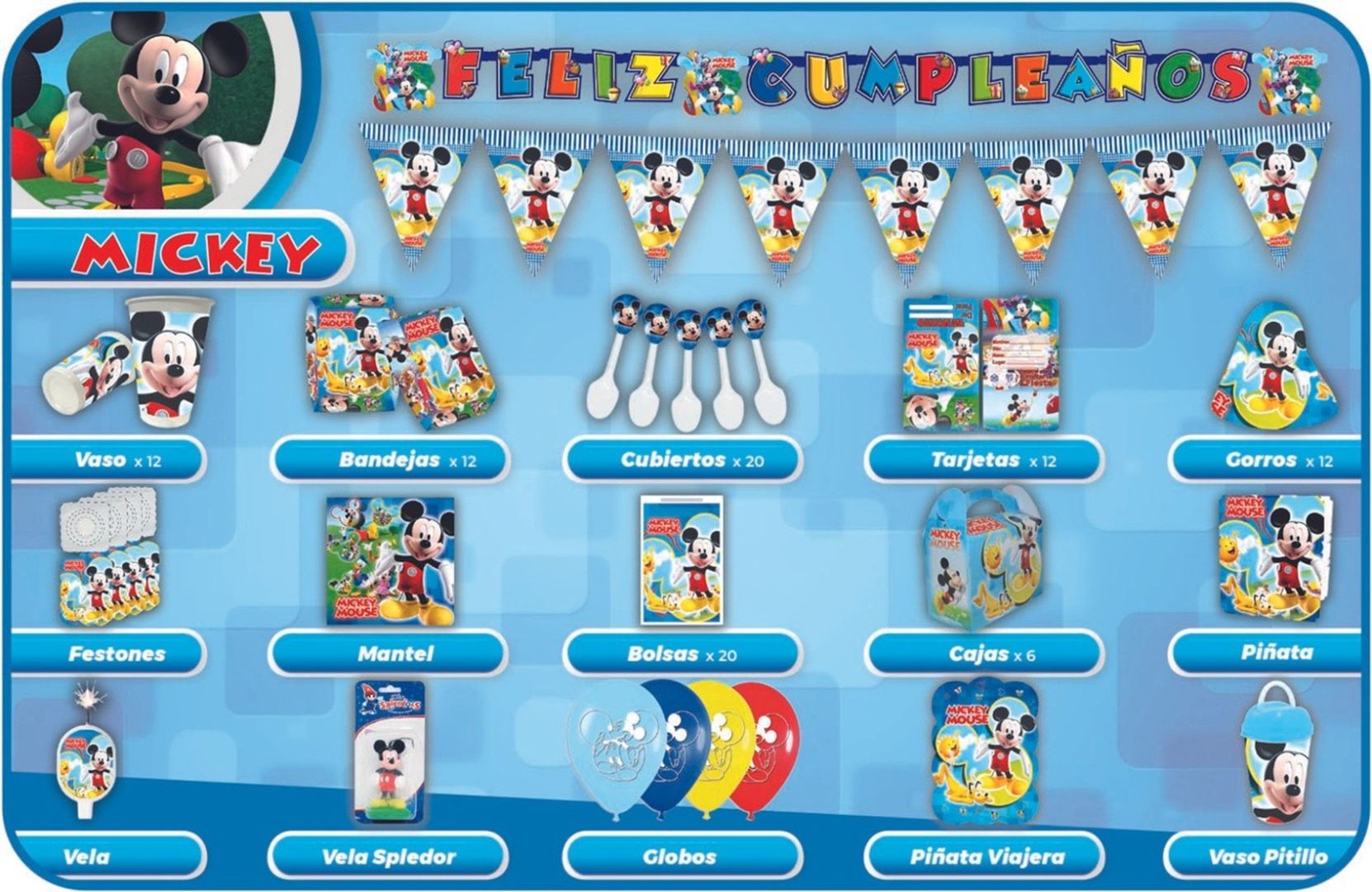 DECORACIÓN DE MICKEY