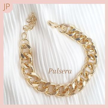 Pulsera Rodio Eslabon Grueso - imagen 1