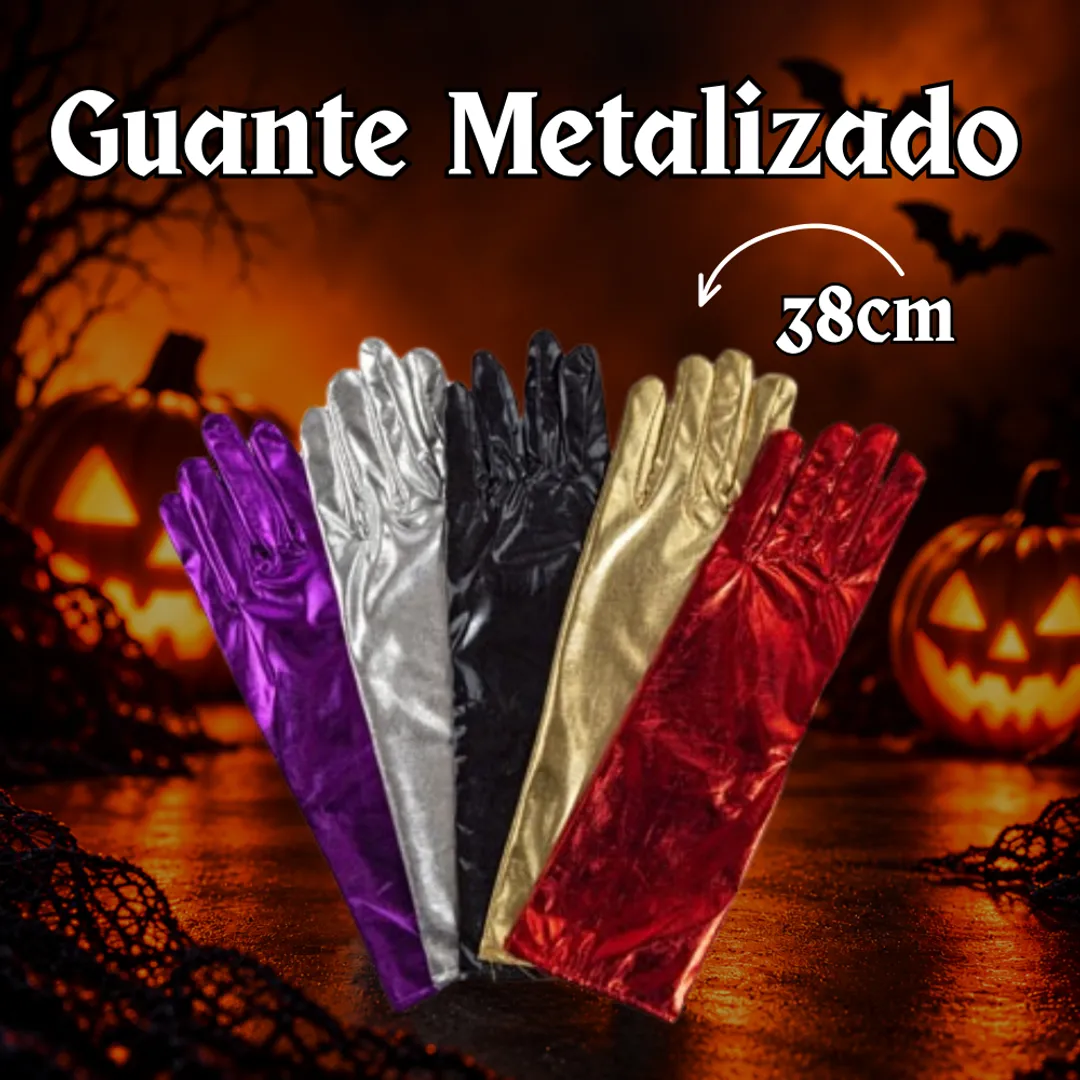 Guantes Metalizado Liso