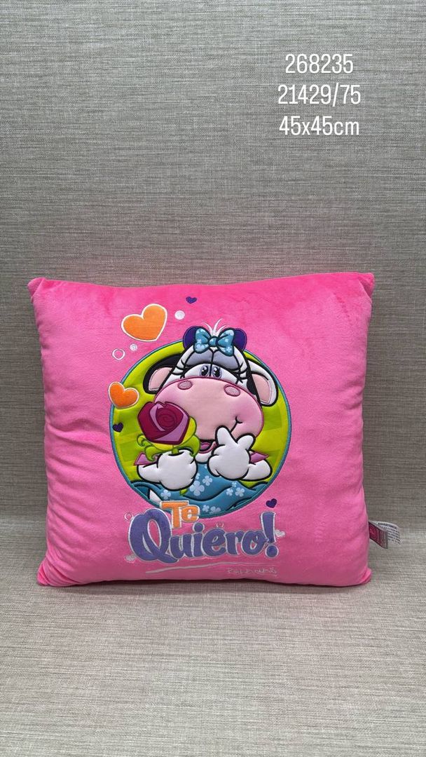 COJÍN SURTIDO DE PELANAS 45X45 CM