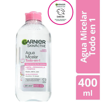 Imagen del producto Agua micelar GARNIER SKIN ACTIVE  todo en 1 (400 ml)