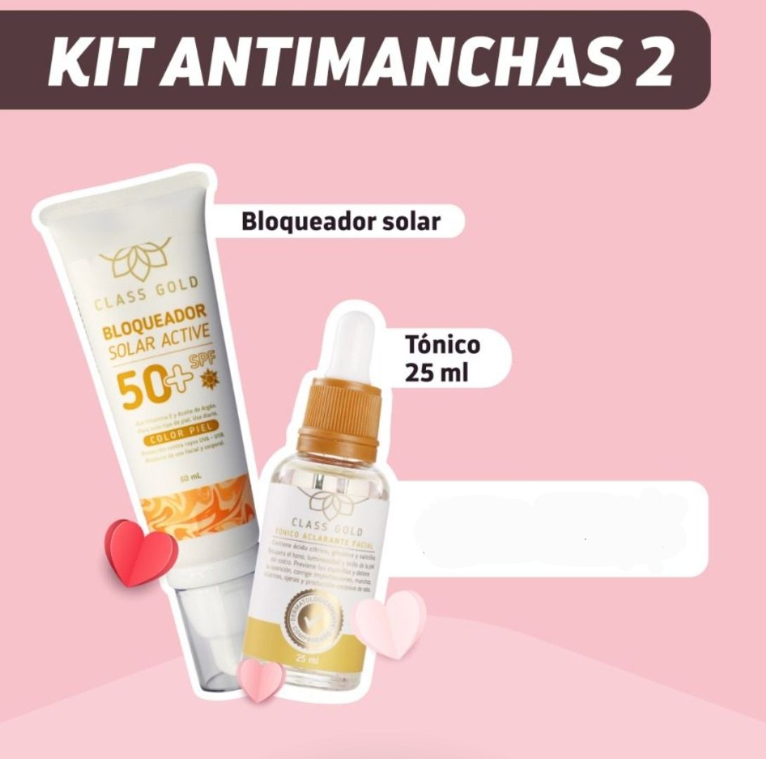 Kit antimanchas Facial classgold #2
