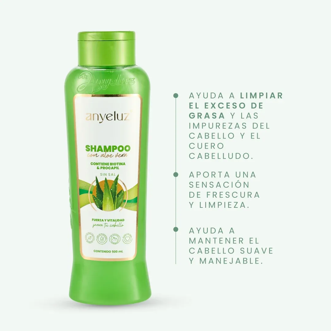 Shampoo con aloe Vera 