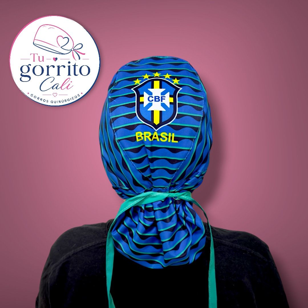 Mundial selección Brasil fondo azul 