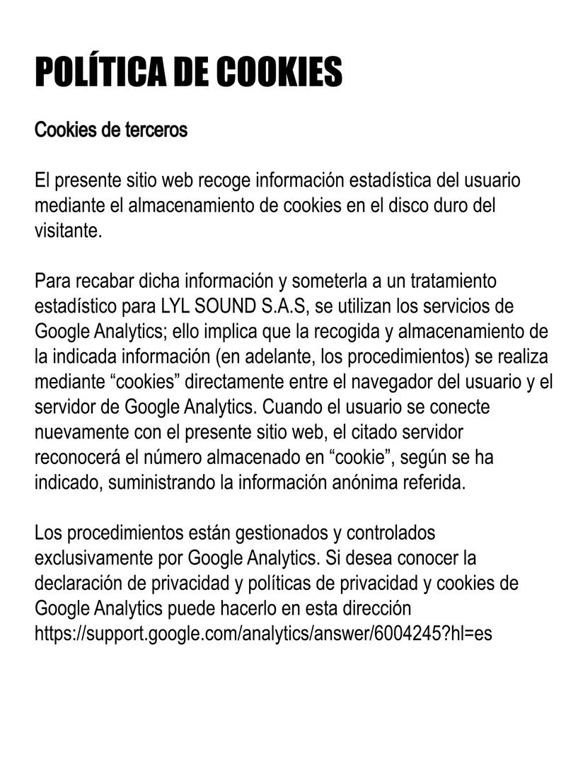 POLITICA DE COOKIES