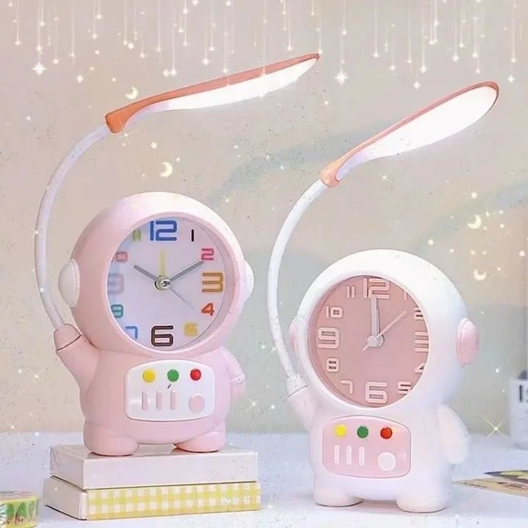 Lámpara reloj astronauta 