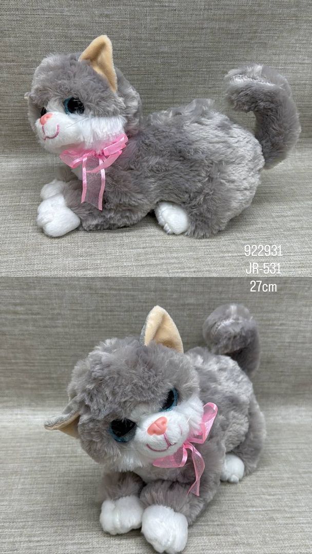 GATO CON MOÑO 27 CM