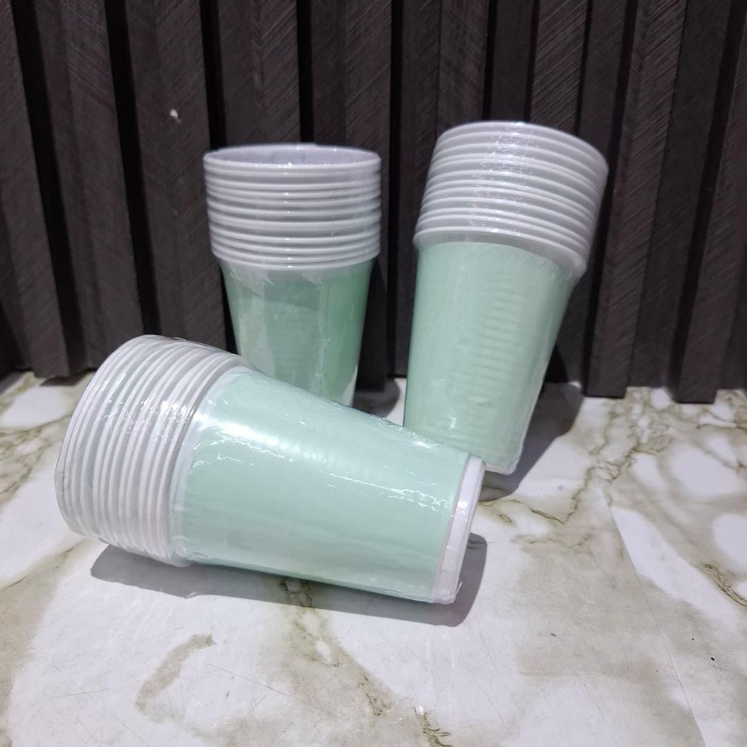 VASO X12 UND VERDE PASTEL 