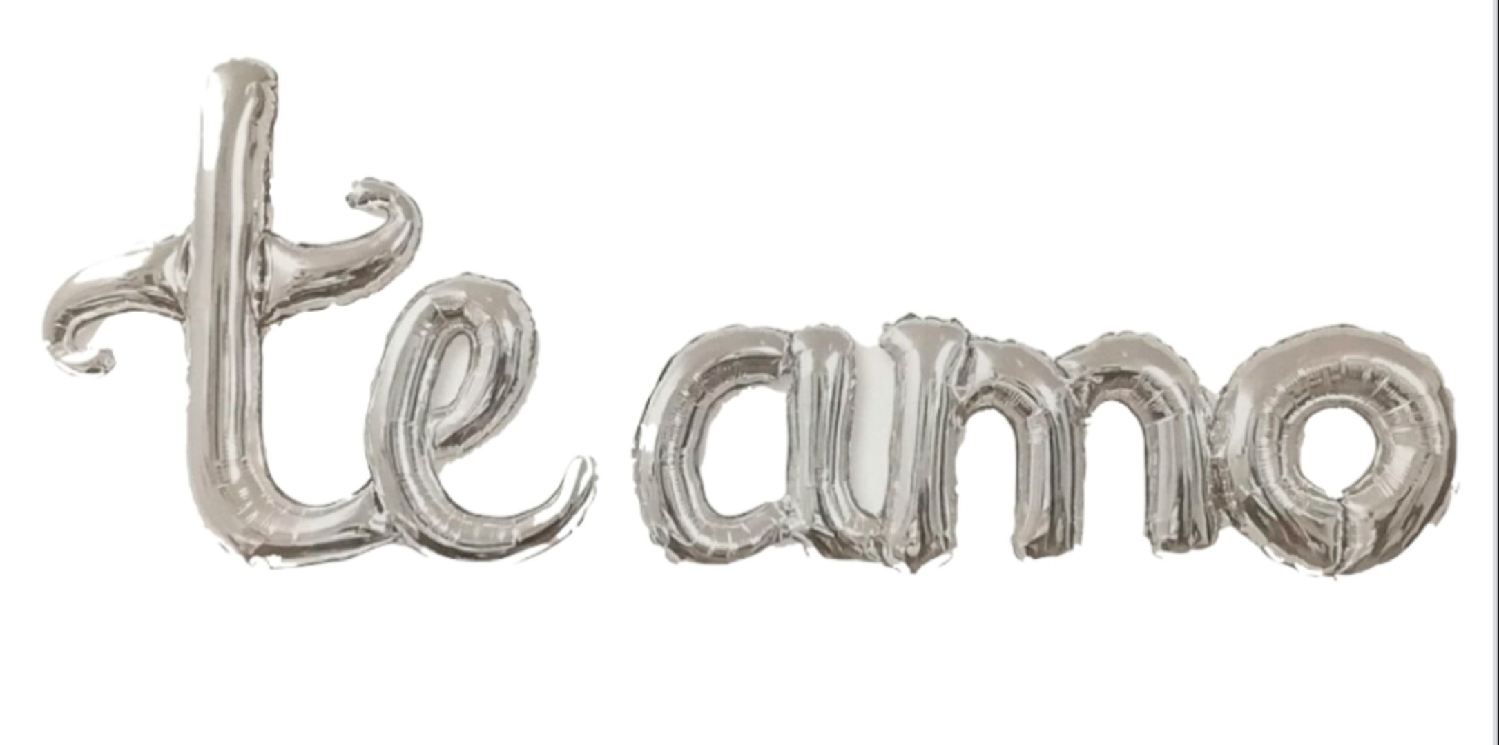 GLOBO FOIL TE AMO CURSIVO SURTIDO