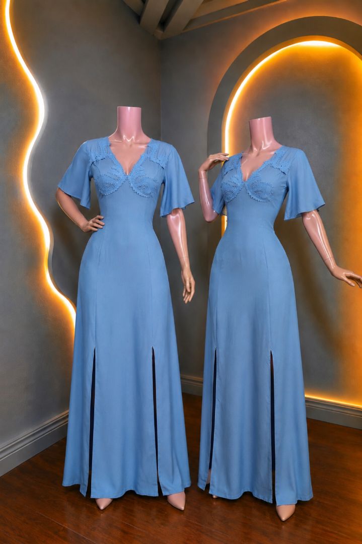 VESTIDO CON MANGA