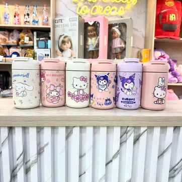 TERMO ACERO SANRIO DOBLE BOQUILLa - imagen 1