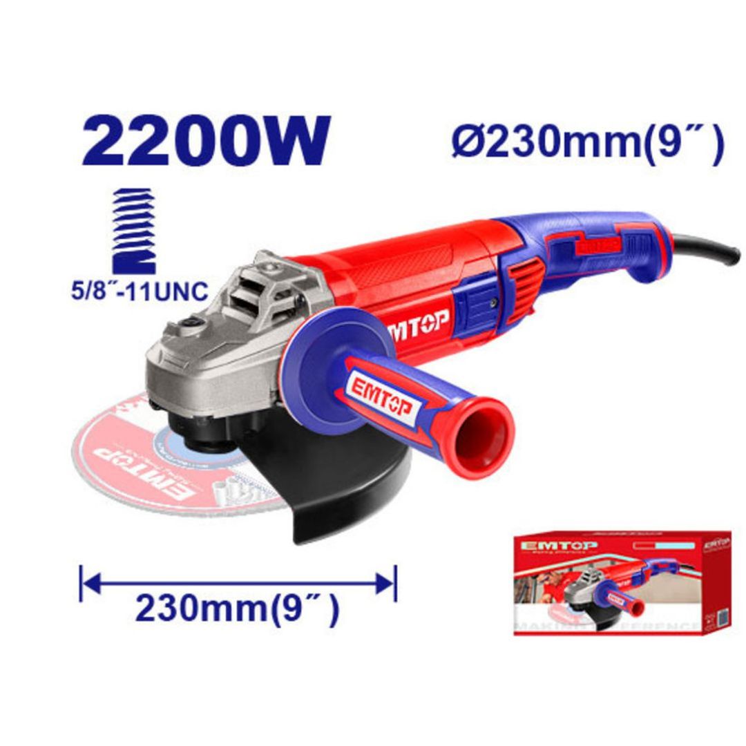 EMTOP PULIDORA 9" 2200W/120V INDUSTRIAL