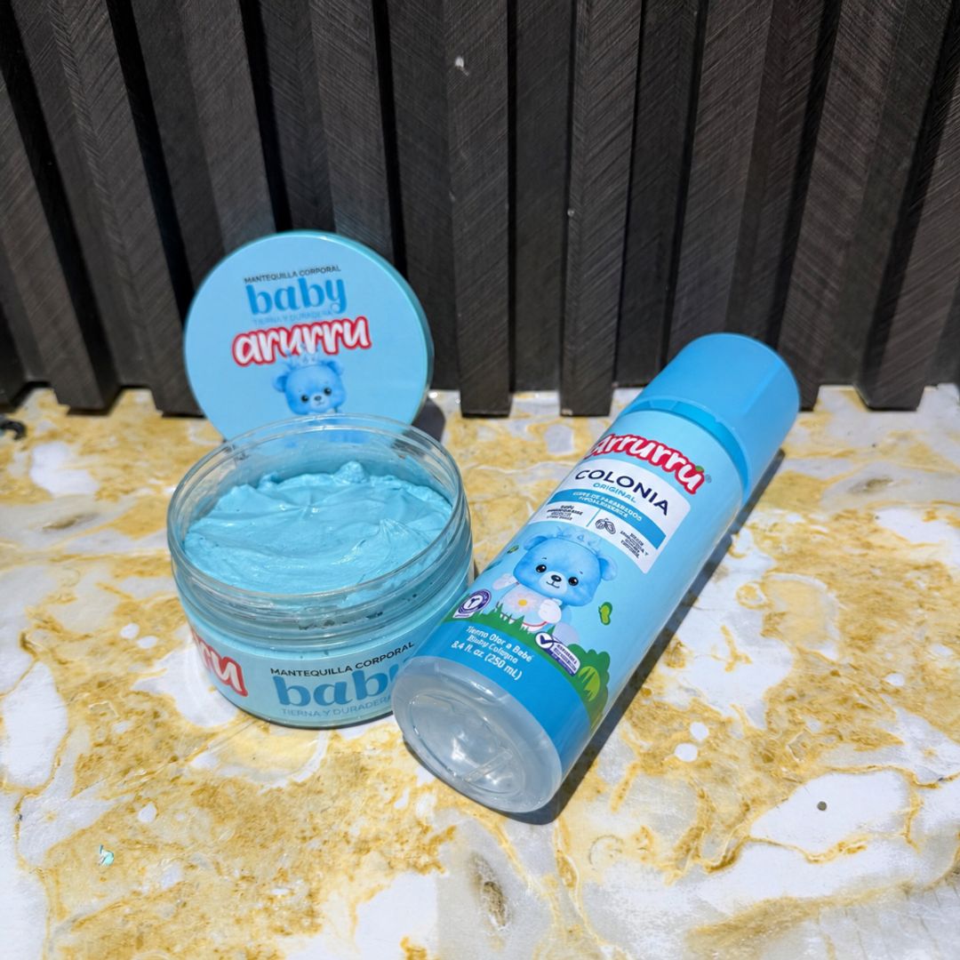 SET MANTEQUILLA Y SPLASH ARRURRU 250 ML 