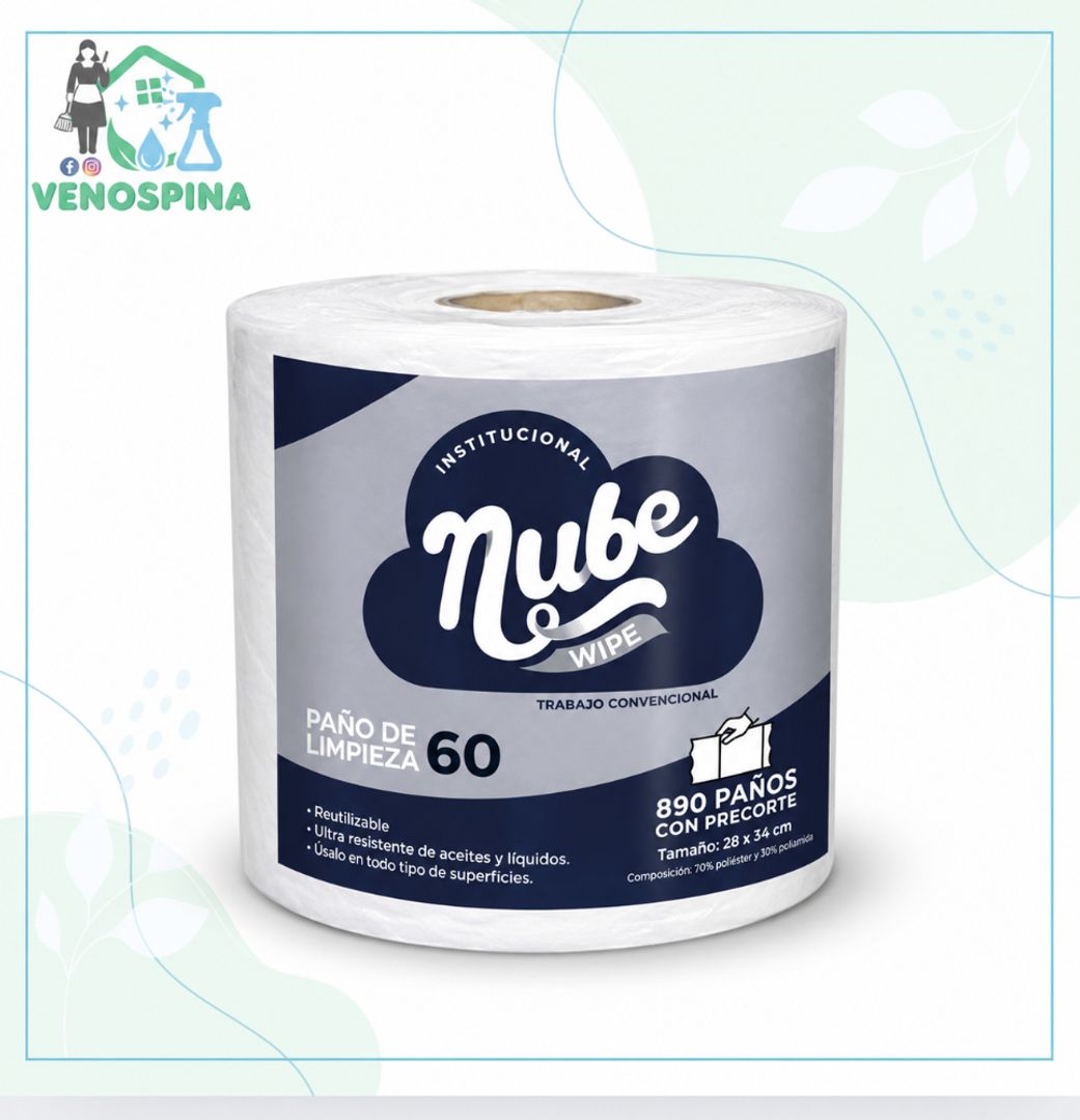 WIPE NUBE X 890 HOJAS PAÑO DE LIMPIEZA