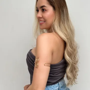 Imagen del producto Brazalete doble remolino 