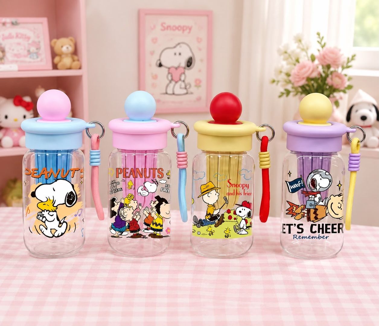 Termo plástico snoopy 500ml