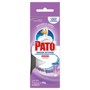 Imagen del producto PATO DISCOS ACTIVOS LAVANDA REPUESTO 38 G
