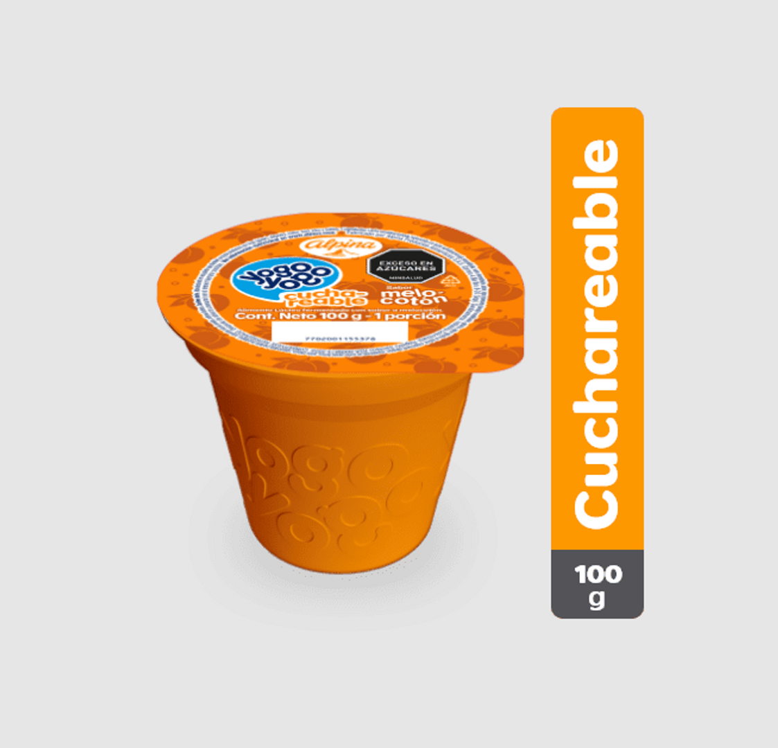 YOGO YOGO CUCHARIABLE MELOCOTON*100G ALPINA
