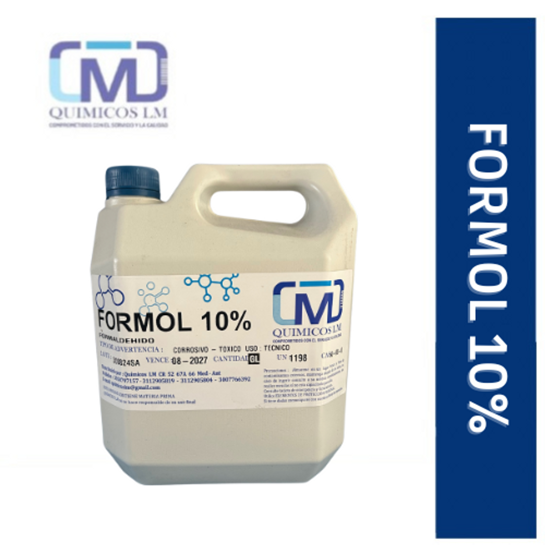 FORMOL 10% X 3,8lt (galón)