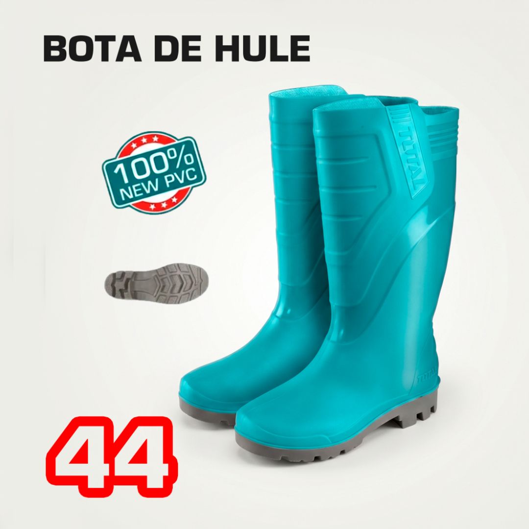 BOTAS DE HULE TALLA N° 44    COLOR VERDE