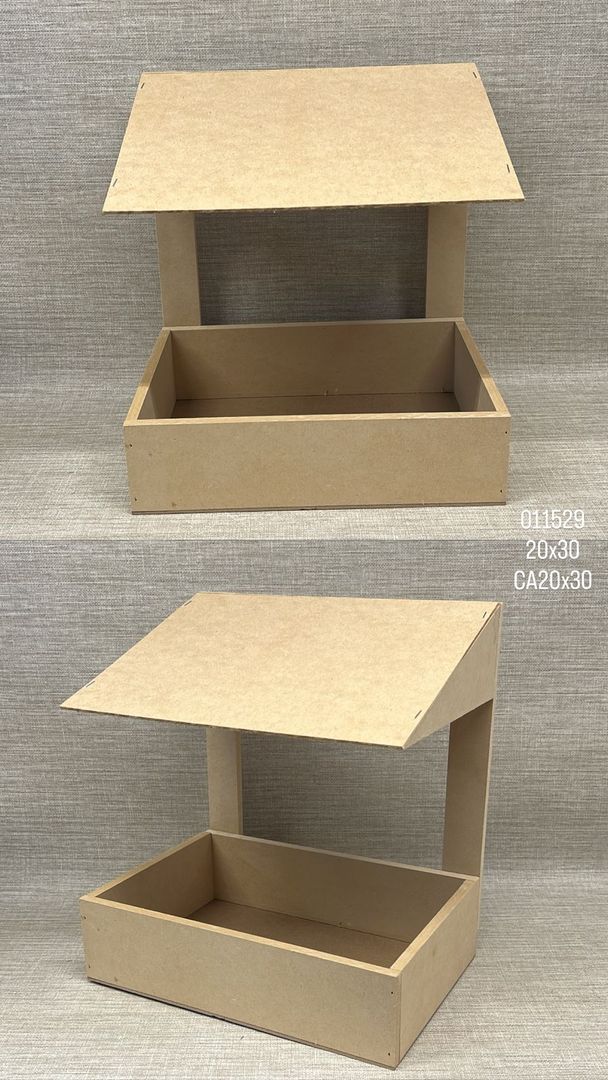 CAJA MADERA TECHO 20X30