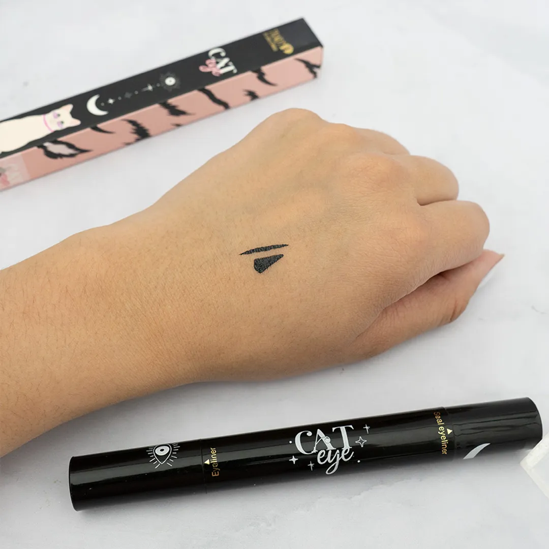 DELINEADOR DOBLE CAT EYE  TRENDY 