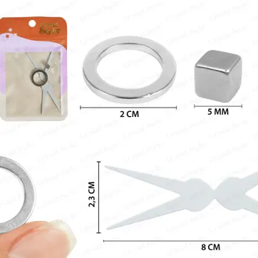Imagen del producto Imán Set x2 V+anillo