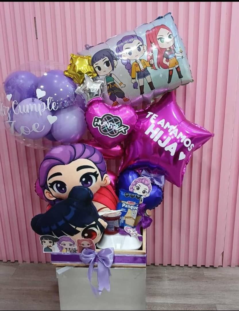 BOUQUET DE GLOBOS GUETTERAS KPOP