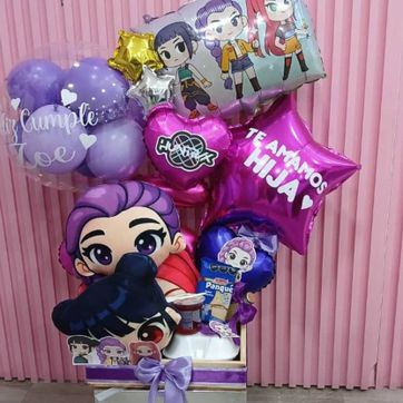 BOUQUET DE GLOBOS GUETTERAS KPOP - imagen 1