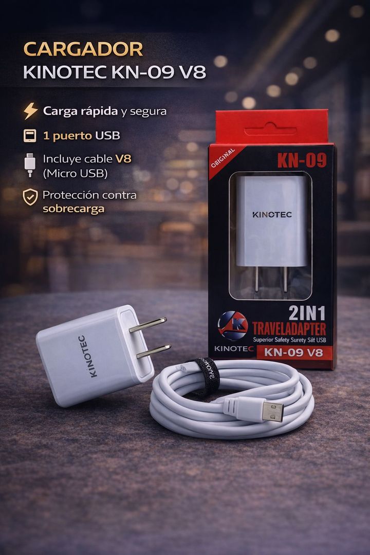 Cargador Kinotec KN-09 