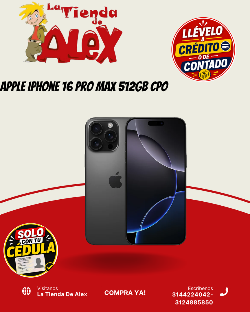 Apple iPhone 16 Pro Max 512GB CPO