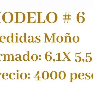 #6 MED. 6.1X5.5cm  - imagen 2