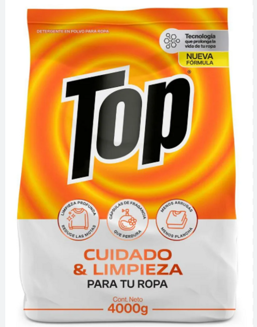 DETERGENTE TOP CUIDADO LIMPIEZA*400G