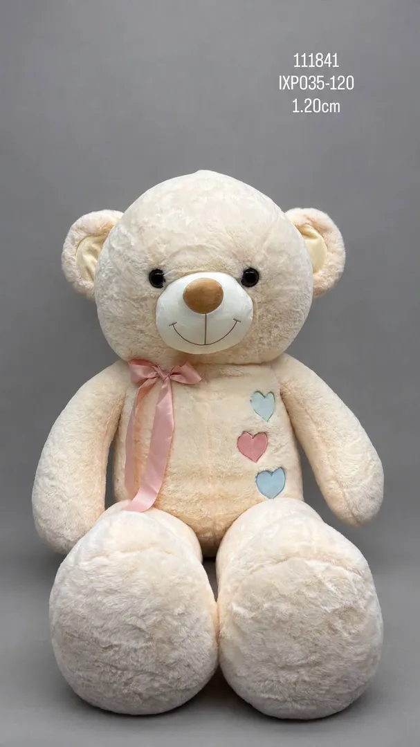 OSO PATAS LARGAS CON BORDADO Y CINTA 1.20 CM