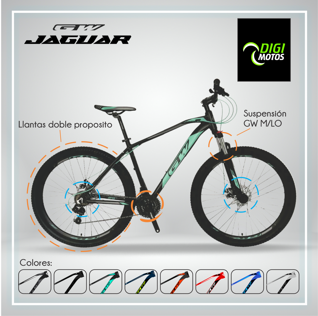 JAGUAR 7 VELOCIDADES FRENO MECANICO