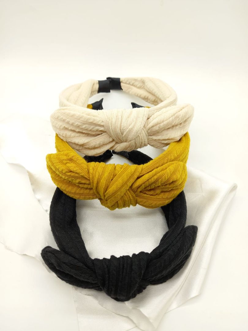 Diadema tipo turbante 