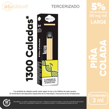 Imagen del producto Glucloud Piña Colada 1300 Puffs Large