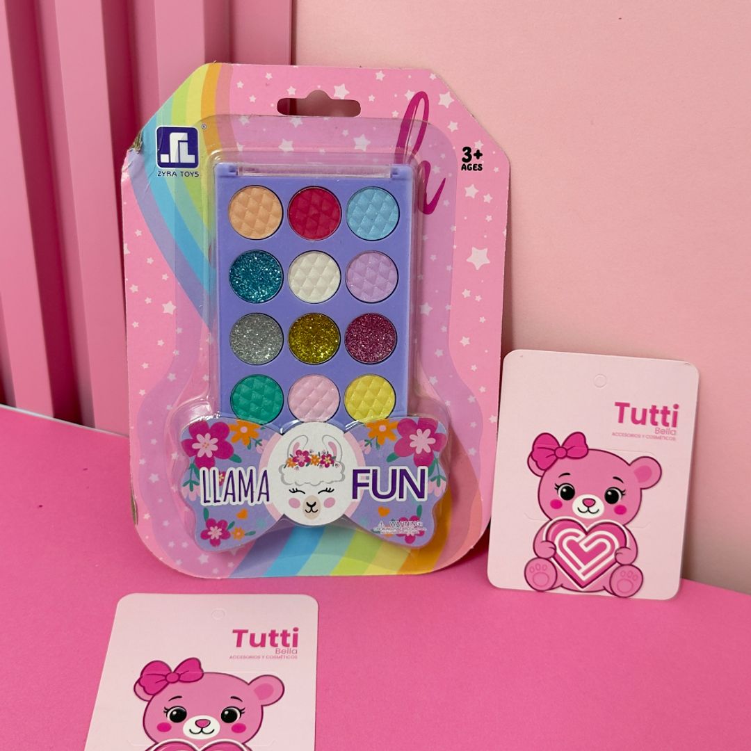 KIT SOMBRAD MAQUILLAJE INFANTIL 