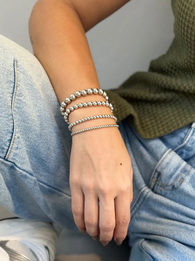 Pulsera balín corredizo plat