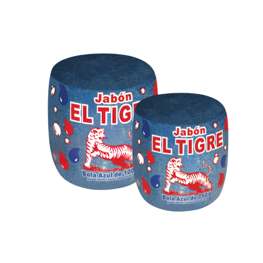  X. JABON TIGRE BOLA AZUL X 1.000 GR